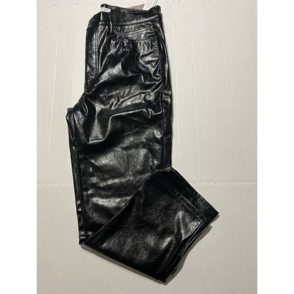 Sofia Jeans By Sofia Vergara Women's Sz 10 Black Paloma Slim Straight Patin Pant